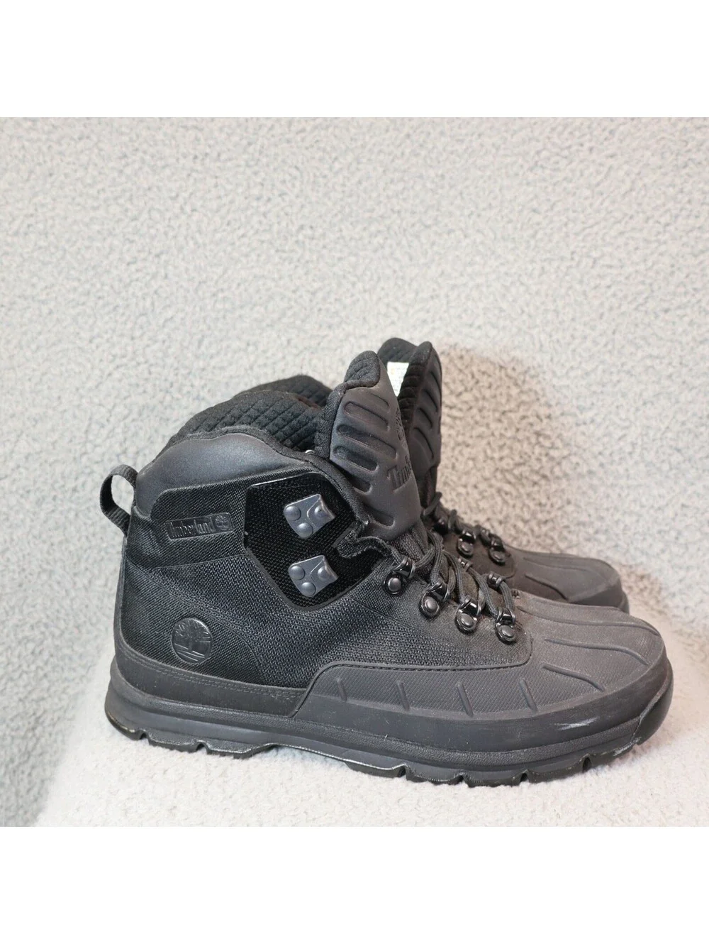 Timberland Euro Hiker Shell Toe Jacquard Boots sz 9 A427M